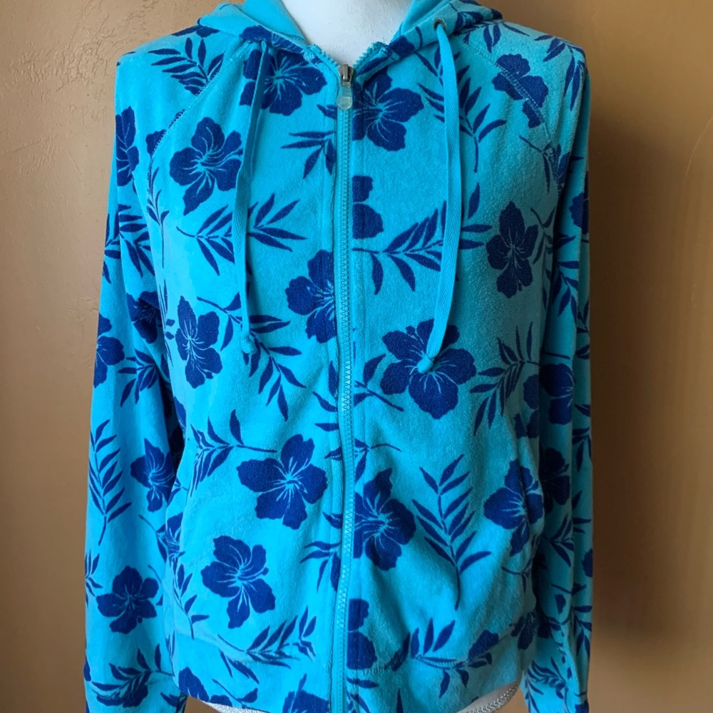 Style&Co Sport Lightweight Terry Beach Jacket (L)